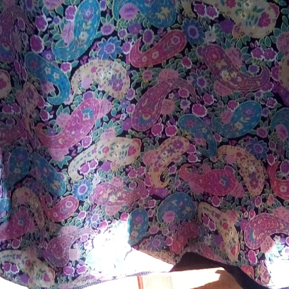 Vibrant Paisley Women's Blouse - Picture 4 of 10